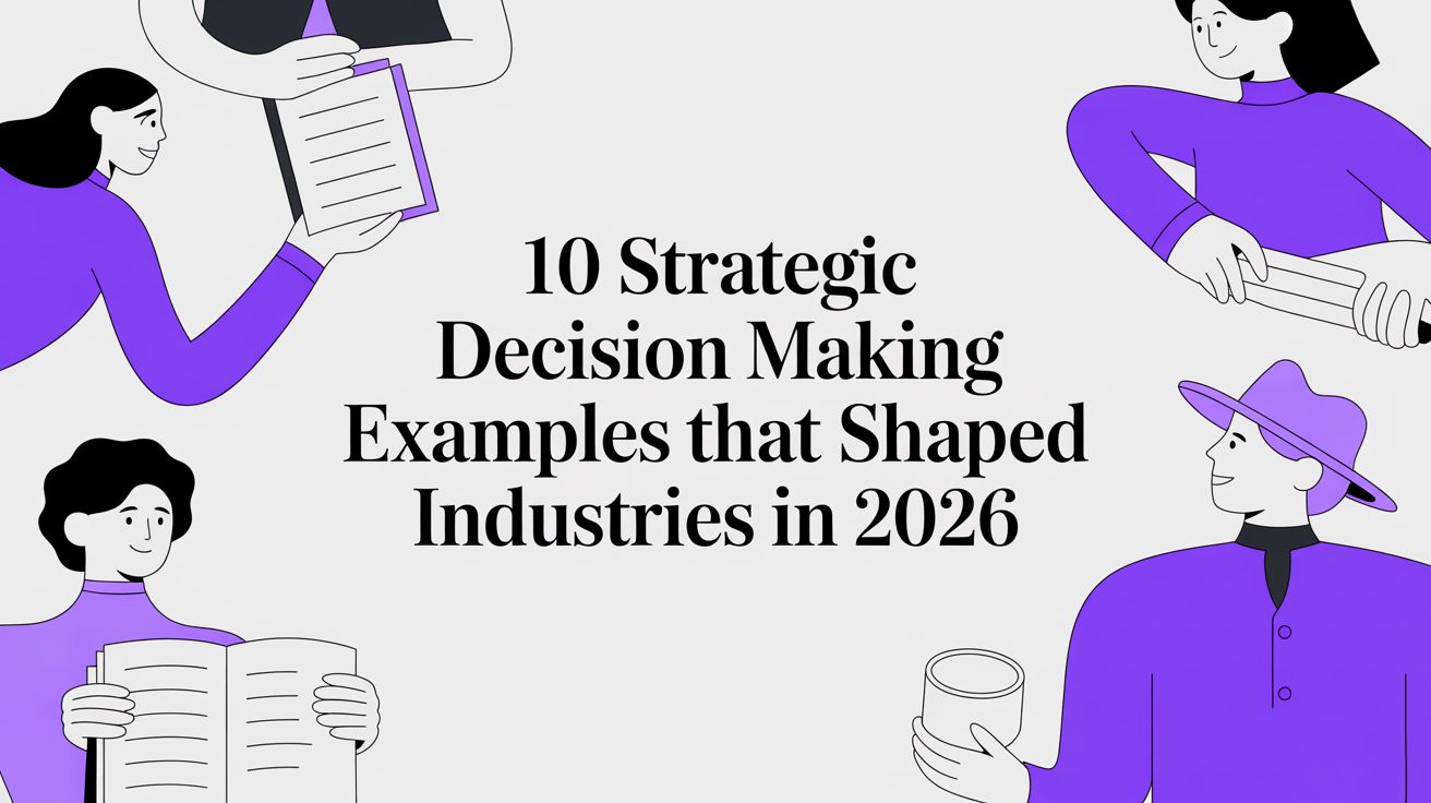 10 Strategic Decision Making Examples That Shaped Industries in 2026