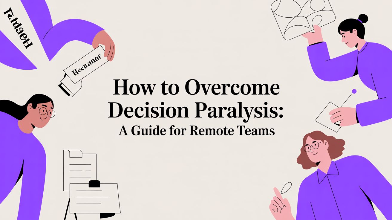 How to Overcome Decision Paralysis: A Guide for Remote Teams