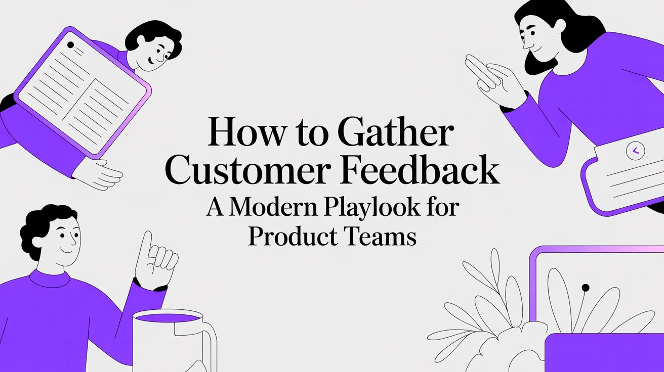 How to Gather Customer Feedback A Modern Playbook for Product Teams
