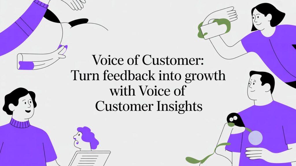 Voice of Customer: Turn feedback into growth with voice of customer ...