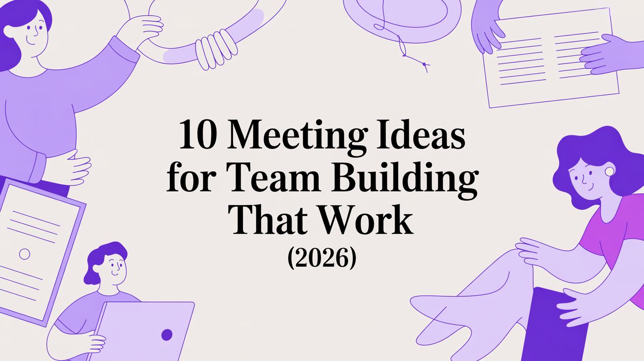 10 Meeting Ideas for Team Building That Work (2026)