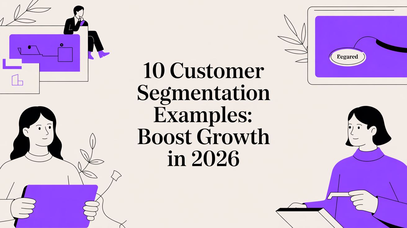 10 Customer Segmentation Examples: Boost Growth in 2026