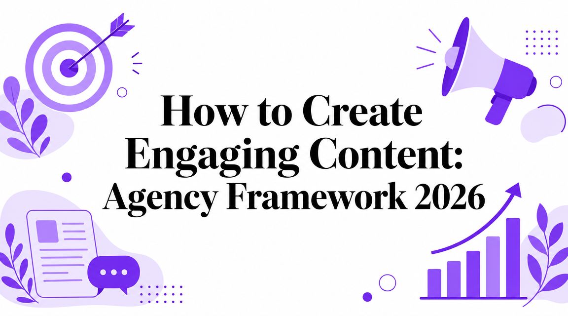 How to Create Engaging Content: Agency Framework 2026