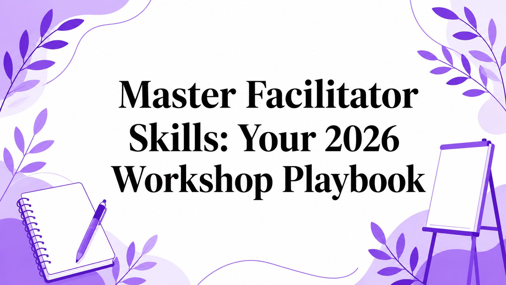 Master Facilitator Skills: Your 2026 Workshop Playbook