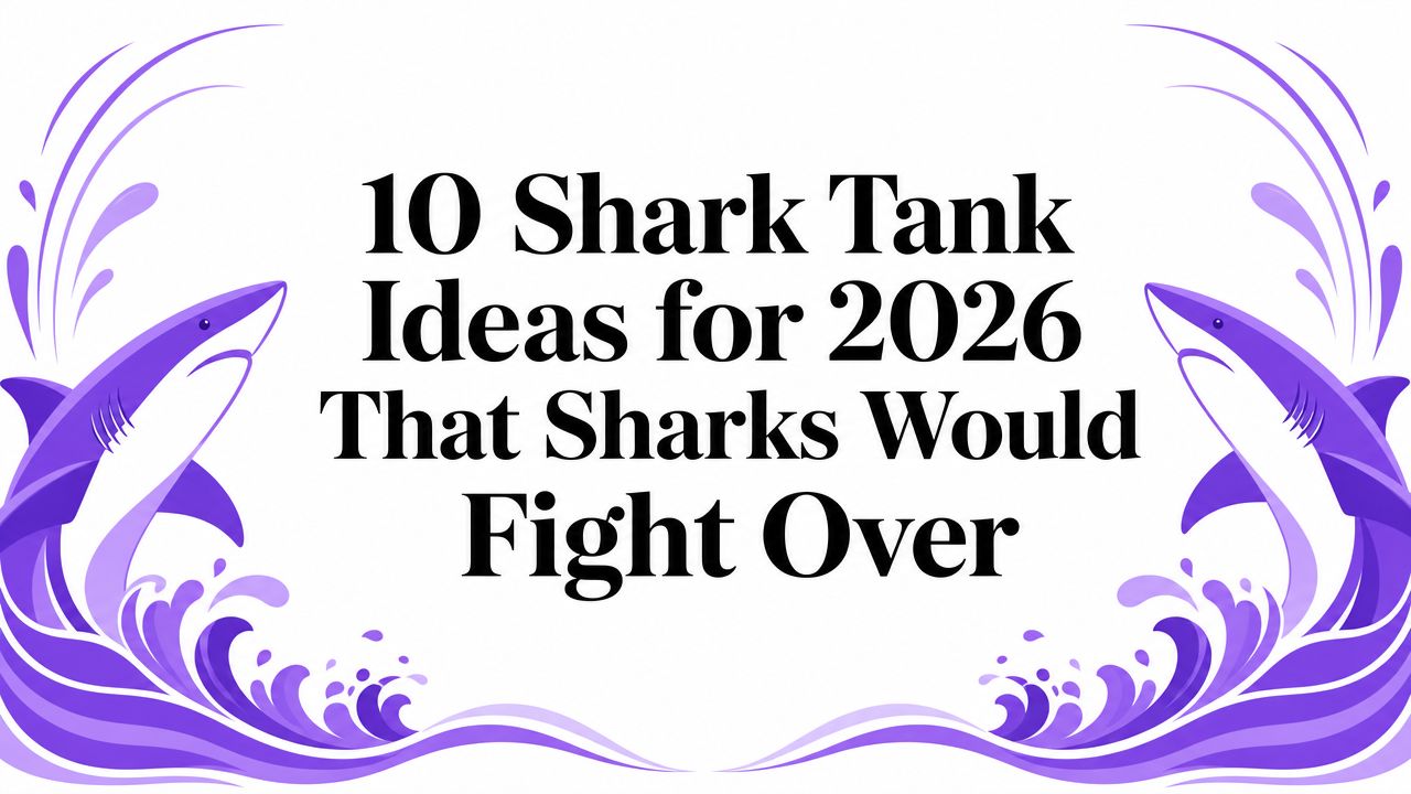 10 Shark Tank Ideas for 2026 That Sharks Would Fight Over